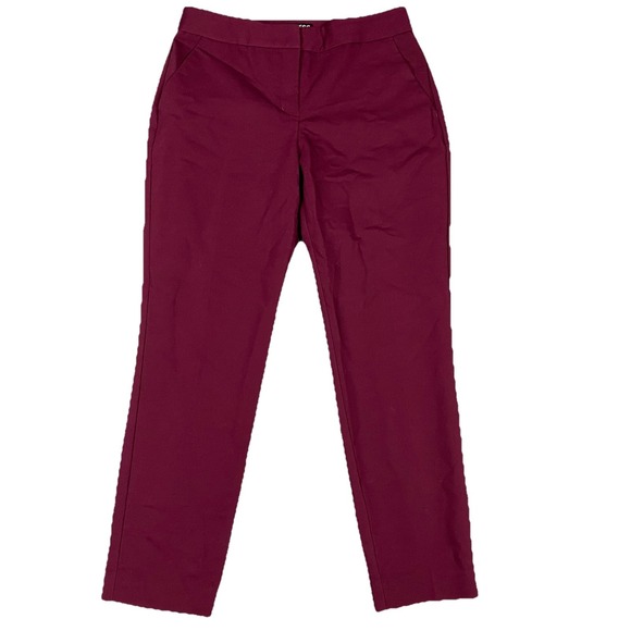 Express Pants - Express Columnist Straight Leg Dress Pants Womens 6R Purple Mid Rise